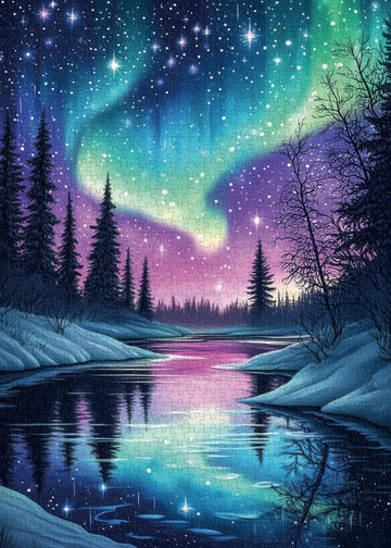 Aurora paisajismo rompecabezas 1000 piezas